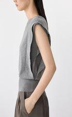 Sweater / JNBY Fitted Cotton Knit Vest