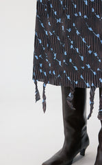 Skirt / JNBY Pleated Floral Print Midi Skirt