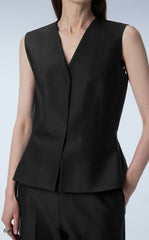 Vest / JNBY Slim-fit Wool-silk Vest