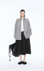 T-Shirt / JNBY Asymmetric Oversized Cotton Tee