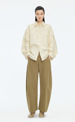 Shirt / JNBY Oversized Textured Jacquard Weave Shirt