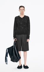 Pants / JNBY Straight-Leg Wool Blend Bermuda pants