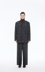 Pants / JNBY Straight-Leg Double-Waist Wool Trousers