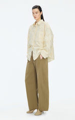 Shirt / JNBY Oversized Textured Jacquard Weave Shirt