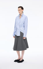 Skirt / JNBY A-Line Wool-Blend Midi Skirt