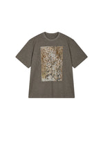 T-shirt / JNBY Hand-Drawn Graphic Loose Cotton Tee