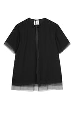 Shirt / JNBY Eco-Friendly Acetate Mesh Short Sleeve Shirt
