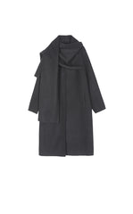 Coat / JNBY Wrap Wool Blend Long Coat