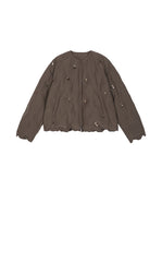 Down Coat / JNBY Oversized Beaded Cropped Down Coat