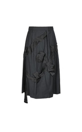 Skirt / JNBY Jacquard A-Line Mid-Length Skirt