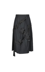 Skirt / JNBY Jacquard A-Line Mid-Length Skirt
