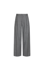 Pants / JNBY Ruched Waist Fringe Wide-Leg Pants