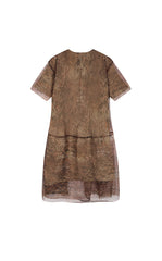 Dress / JNBY Kew Gardens Pleated Printed A-Line Dress