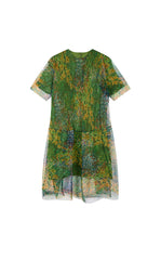 Dress / JNBY Kew Gardens Pleated Printed A-Line Dress