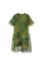 Dress / JNBY Kew Gardens Pleated Printed A-Line Dress