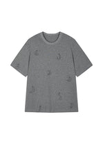 T-Shirt / JNBY Sculptural Fringe Cotton Tee