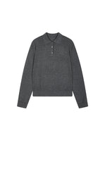 Sweater / JNBY Loose Silk-cotton Long Sleeve Polo
