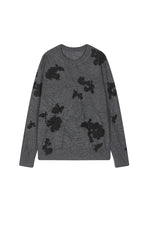 Sweater / JNBY 3D Floral Wool Blend Pullover