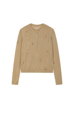 Sweater / JNBY Slim Fringe Wool Cardigan