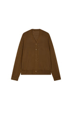 Sweater / JNBY Loose V-neck Silk-Cotton Cardigan