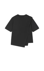 Sweater / JNBY Loose Asymmetric Short Sleeves Pullover