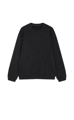 Sweatshirt / JNBY Loose Cotton Fringe Sweatshirt