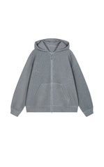 Sweatshirt / JNBY Oversized Cotton-Blend Zip-Up Hoodie