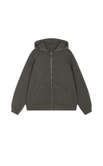 Sweatshirt / JNBY Oversized Cotton-Blend Zip-Up Hoodie