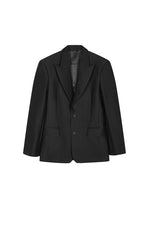 Blazer / JNBY Loose Notch Lapel Wool-Silk Blazer
