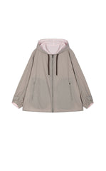 Coat / JNBY Contrast Mid-Length Nylon Trench Coat