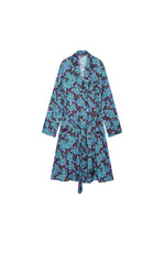 Coat / JNBY Floral Print Longline Trench Coat