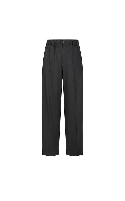 Pants / JNBY Jacquard Tapered Wool Extra-Long Pants