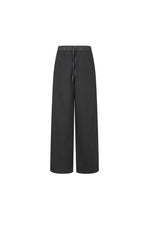 Pants / JNBY Topstitched Banana Cut Cotton Pants