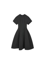 Dress / JNBY Lantern Hem Short Sleeve Midi Dress