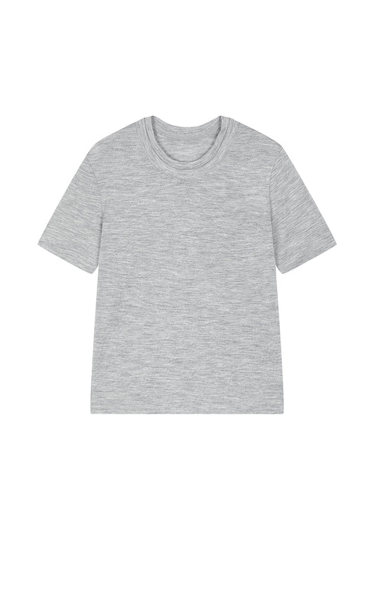 T-Shirt / JNBY Wool Slim fit Tee