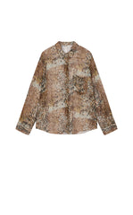 Shirt / JNBY Silk Botanical Print Shirt