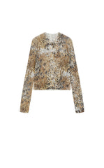 Sweater / JNBY Hand-Painted Mohair Blend Cardigan