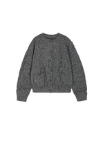 Sweater / JNBY Crinkled Wool-Silk Cardigan