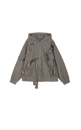 Sweatshirt / JNBY Oversized Satin Bow Detail Sweatshirt