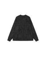 Sweatshirt / JNBY Oversized Flocked Floral Detail Pullover