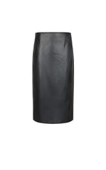 Skirt / JNBY Mid-Length PU-Blend Faux Leather Skirt