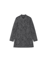 Dress / JNBY A-Line Jacquard Wool Dress