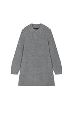 Dress / JNBY Wool-Cashmere Blend Polo Sweater Dress