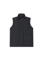 Down Vest / JNBY Oversized Wavy Quilted Down Vest