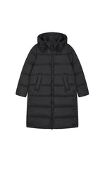Down Coat / JNBY Long Hooded A-Line Down Coat