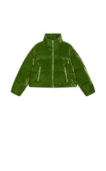 Down Coat / JNBY Stand Collar Velvet Texture Short Down Coat