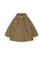 Down Coat / JNBY Oversized Cinched Hooded Down Coat