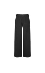 Pants / JNBY Wool-Blend Relaxed Tapered Trousers