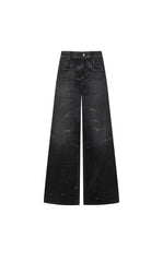 Pants / JNBY Relaxed Velvet-Flocked Wide-Leg Jeans