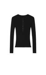 T-Shirt / JNBY Merino Ribbed Long Sleeve Tee